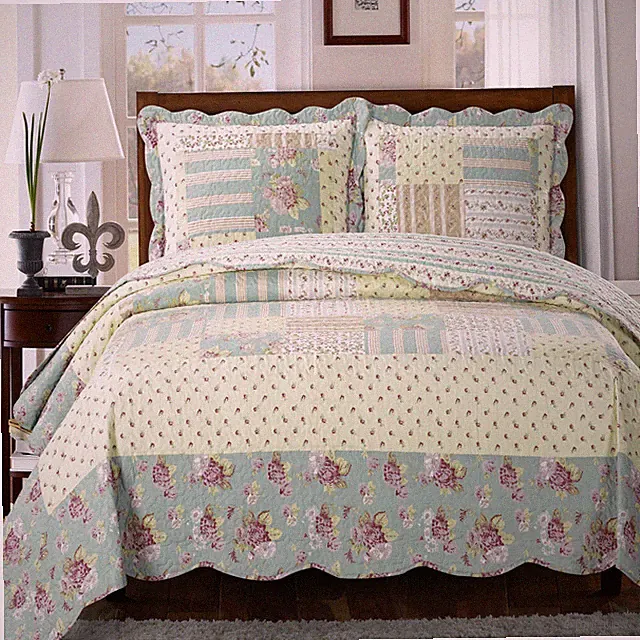 3PC Annabel OVERSIZED Coverlet Set 100% Microfiber for comfort