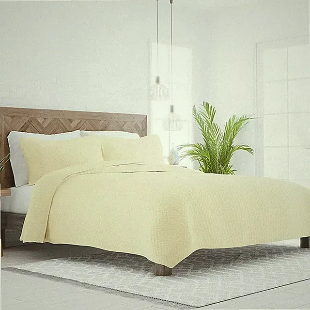 Casual Comfort Premium Ultra Soft Herring Pattern Quilted Coverlet Set CAL KING
