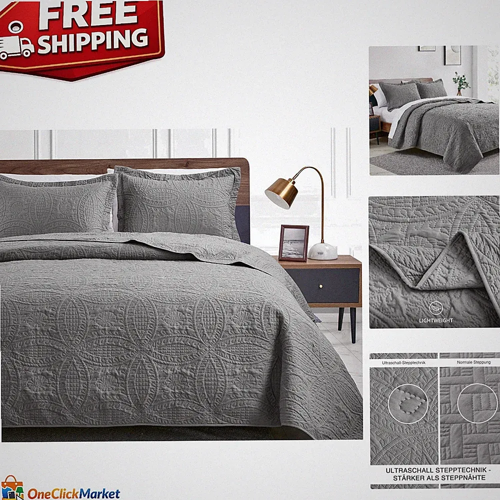 Coverlet bedding for king bed